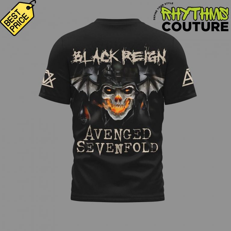 Avenged Sevenfold Black Reign Black Shirt Rhythmscouture