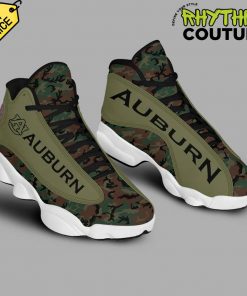 Auburn Tigers Military Appreciation Green Camo Air Jordan 13 Sneaker