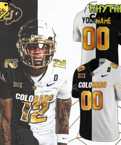 Colorado Buffaloes Black x White Limited Edition Football Jersey