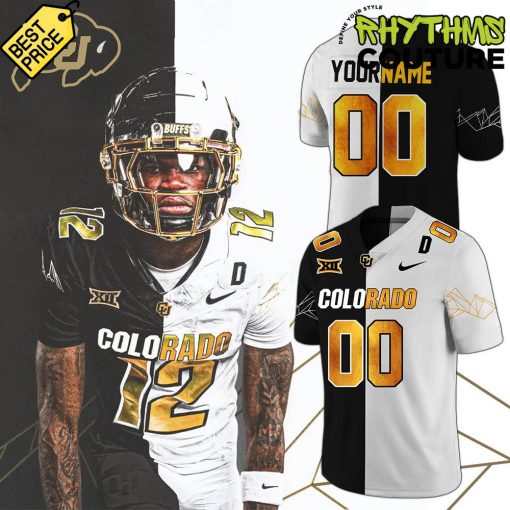 Colorado Buffaloes Black x White Limited Edition Football Jersey