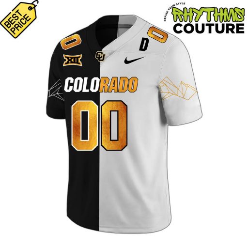 Colorado Buffaloes Black x White Limited Edition Football Jersey