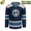 Columbus Blue Jackets NHL Monday Night Hockey Just A Chill Guy Meme Hockey Jersey 2