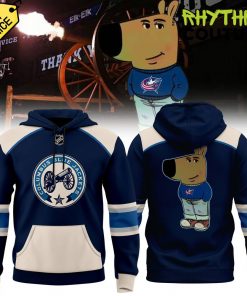 Columbus Blue Jackets NHL Monday Night Hockey Just A Chill Guy Meme Hoodie