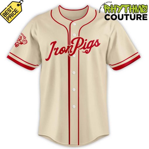 Lehigh Valley IronPigs 50s Style Fauxback Baseball Jersey