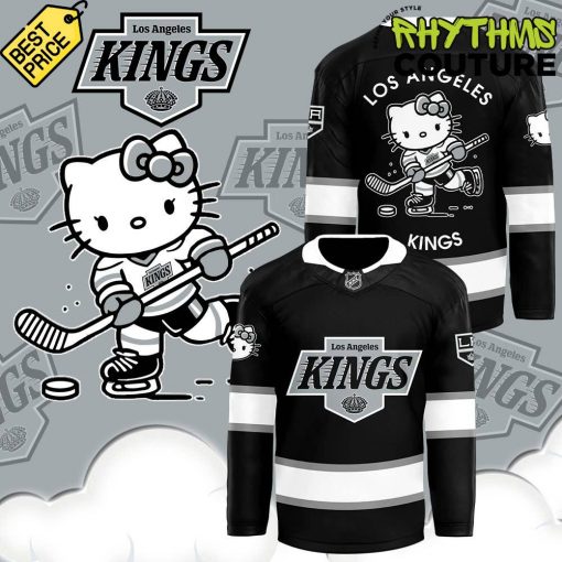 Los Angeles Kings x Hello Kitty 50th Anniversary Limited Edition Black Jersey