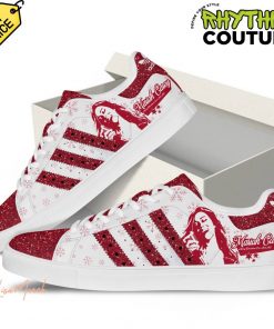 Mariah Carey Red Blink Stan Smith Shoes