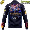 Max Verstappen World Champion 2024 4X World Champions Button Baseball Jacket