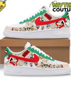 Mickey Mouse Merry Christmas Air Force 1 Sneaker