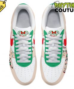 Mickey Mouse Merry Christmas Air Force 1 Sneaker