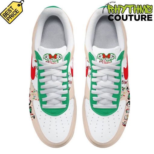 Mickey Mouse Merry Christmas Air Force 1 Sneaker