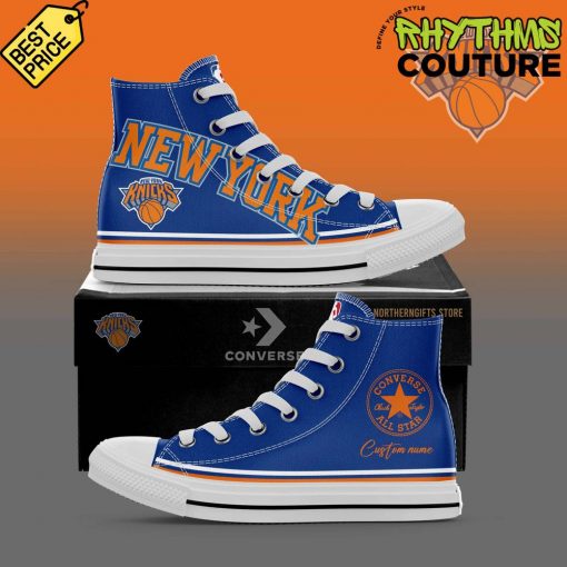 New York Knicks Personalized Canvas Shoes