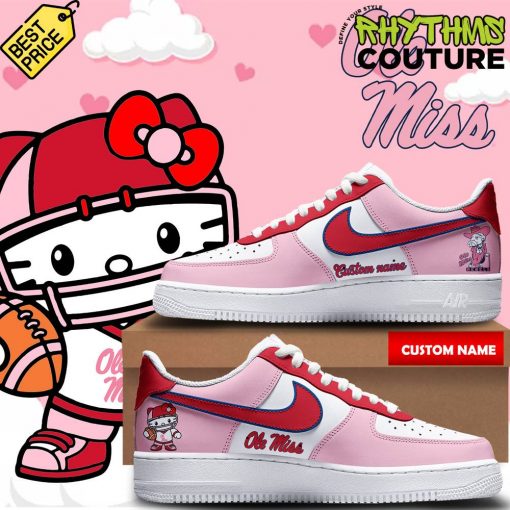 Ole Miss Rebels x Hello Kitty Special Edition Air Force 1 Sneaker