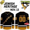 Pittsburgh Penguins x Jewish Heritage Night 2024 Special Edition Hockey Jersey