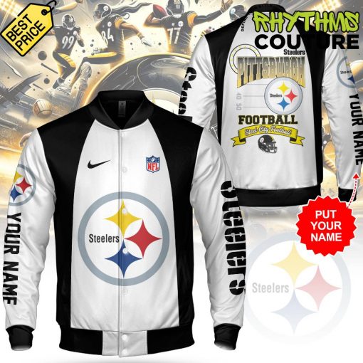 Pittsburgh Steelers NFL Personalized Bomber Jacket