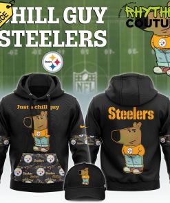 Pittsburgh Steelers NFL x Chill Guy Limited Edition Hoodie Pants Cap