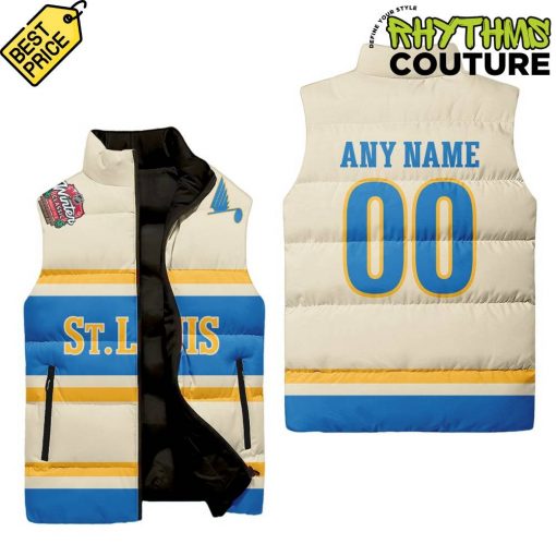 St. Louis Blues NHL 2025 Winter Classic Sleeveless Puffer Jacket