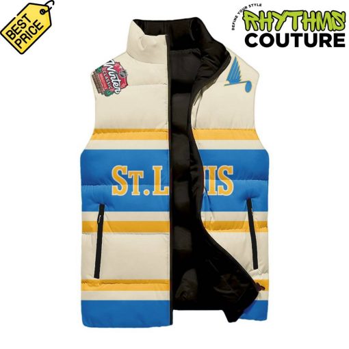 St. Louis Blues NHL 2025 Winter Classic Sleeveless Puffer Jacket