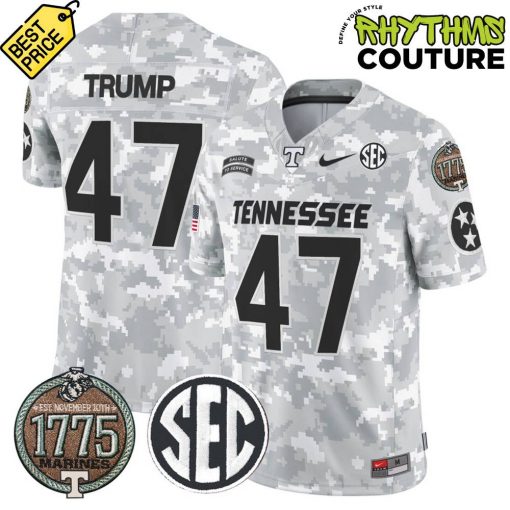 Tennessee Volunteers 2024 Salute To Service Establishment Year Camo Jersey