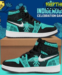 Toronto Maple Leafs 2024 Indigenous Heritage Night Air Jordan 1 Shoes