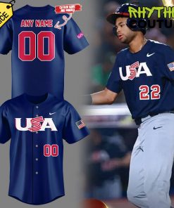 USA Baseball WBSC Navy Jersey