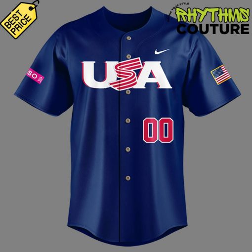 USA Baseball WBSC Navy Jersey