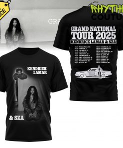 Kendrick Lamar x SZA Grand National Tour 2024 Black Tee