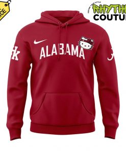 Alabama Crimson Tide Basketball x Hello Kitty Special Edition Red Hoodie