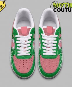 Alpha Kappa Alpha Green Air Force 1 Sneaker