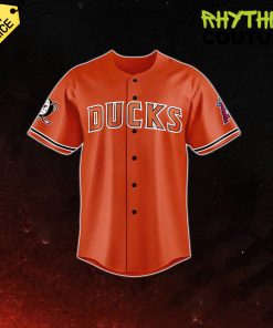 Anaheim Ducks x 2024 Angels Day Orange Baseball Jersey