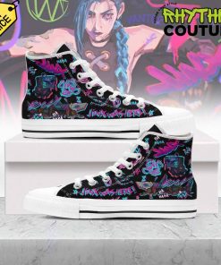 Arcane Jinx Was Here High Top Canvas Shoes