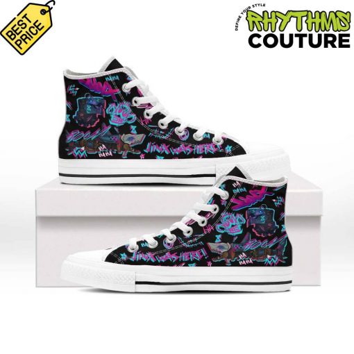 Arcane Jinx Was Here High Top Canvas Shoes