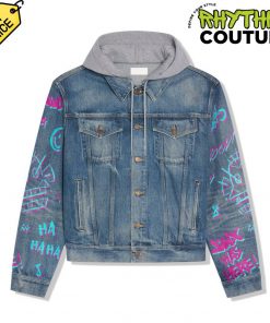 Arcane LOL Jinx Special Edition Hooded Denim Jacket