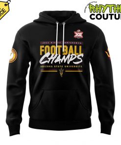 Arizona State Sun Devils 2024 Big 12 Champions Black Hoodie