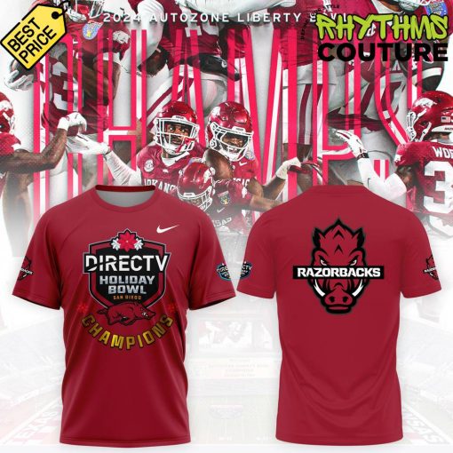 Arkansas Razorbacks Liberty Bowl Champions Red Tee