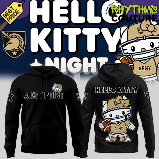 Army Black Knights x Hello Kitty Special Edition Black Hoodie