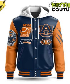 Auburn Tigers Basketball Champions 2024 Hooded Baseball Jacket