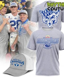 BYU Cougars Alamo Bowl Champions Grey Shirt