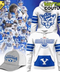 BYU Cougars Alamo Bowl Champions White Hoodie