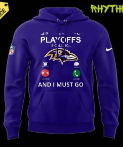 Baltimore Ravens Playoffs is Calling Special Edition Purple Hoodie