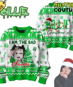 Billie Eilish Bad Santa Ugly Christmas Sweater