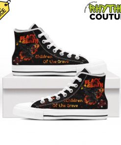 Black Sabbath Children of The Grave High Top Canvas Shoes