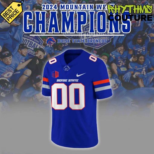 Boise State Broncos 2024 Mountain West Champions Football Jersey