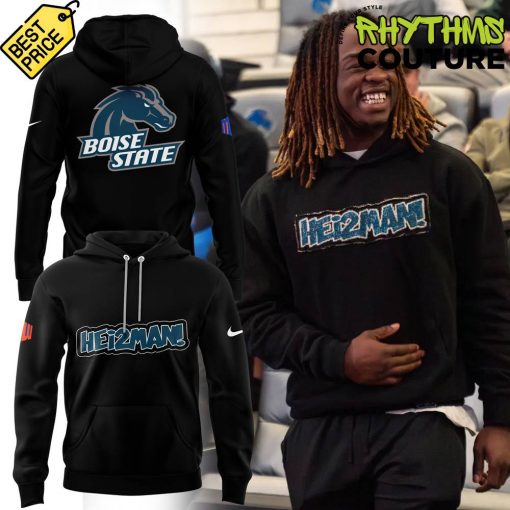 Boise State Broncos Hei2man Black Hoodie