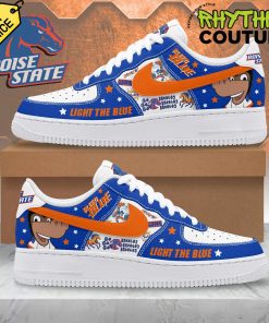 Boise State Broncos Light The Blue Air Force 1 Sneaker