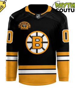 Boston Bruins x 100th Birthday Throwback Style Limited Edition Hockey Jersey