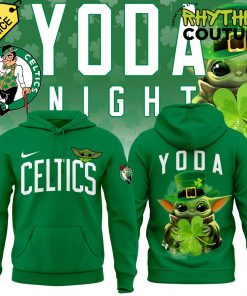 Boston Celtics x Baby Yoda Green Hoodie