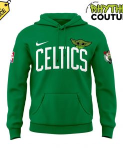 Boston Celtics x Baby Yoda Green Hoodie