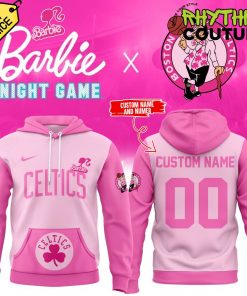 Boston Celtics x Barbie Pink Hoodie