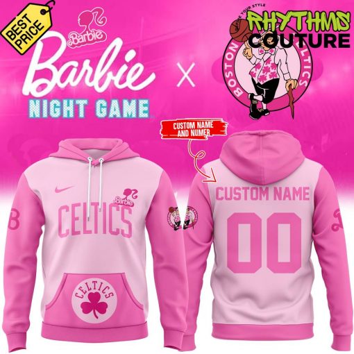 Boston Celtics x Barbie Pink Hoodie