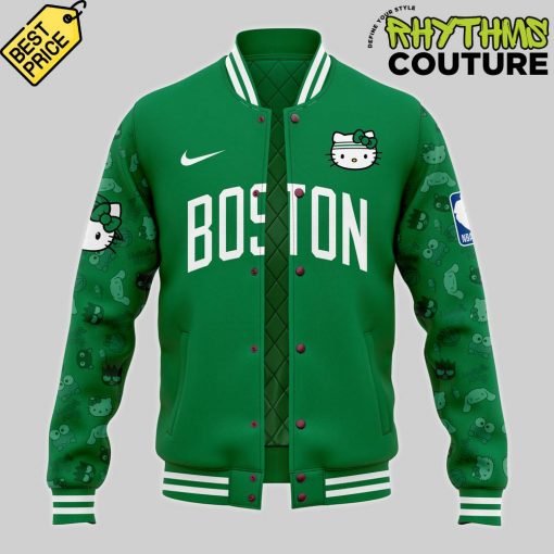 Boston Celtics x Hello Kitty 50th Anniversary Limited Edition Baseball Jacket